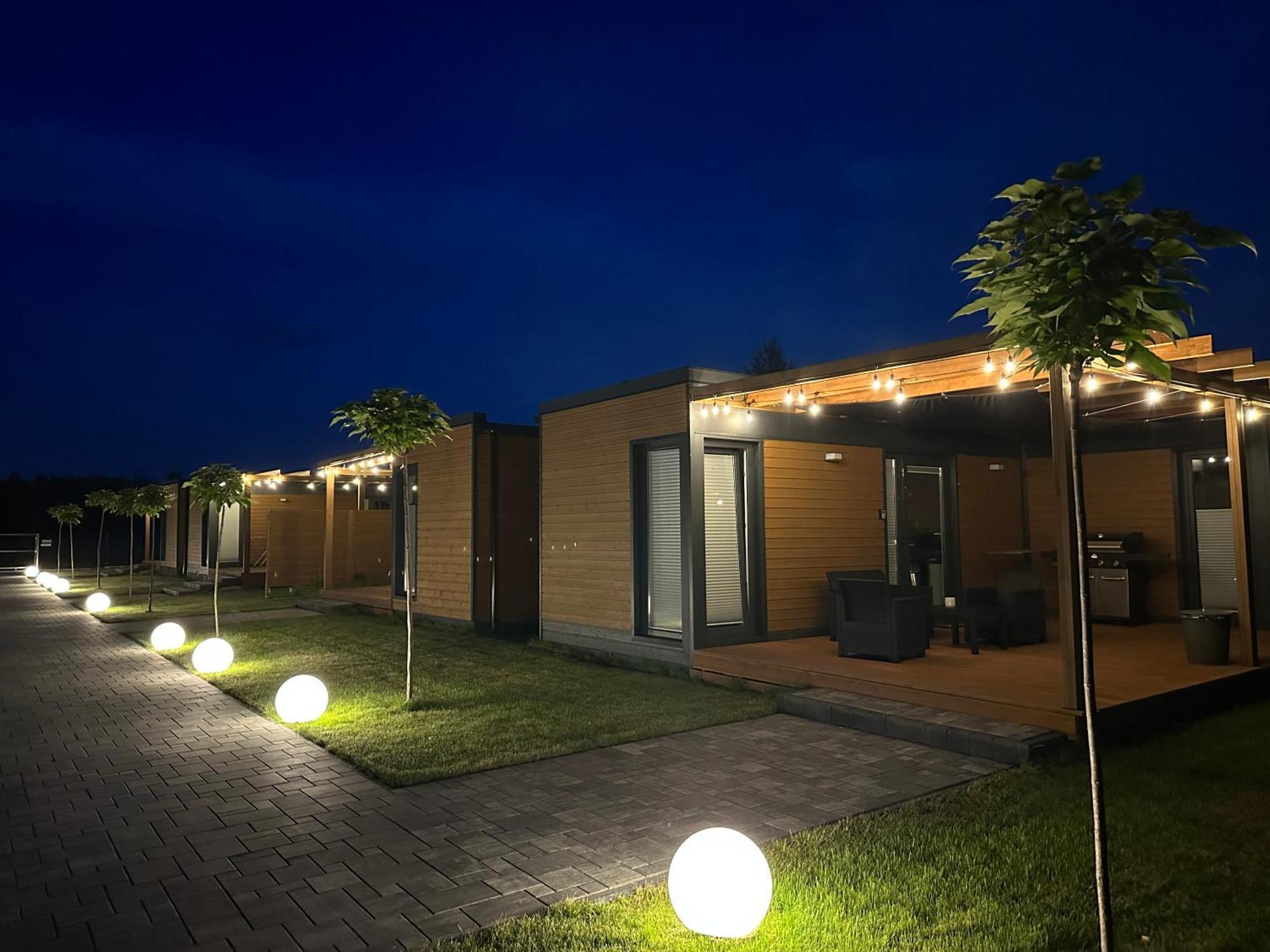 Sun House Villa Wrecza Bagian luar foto