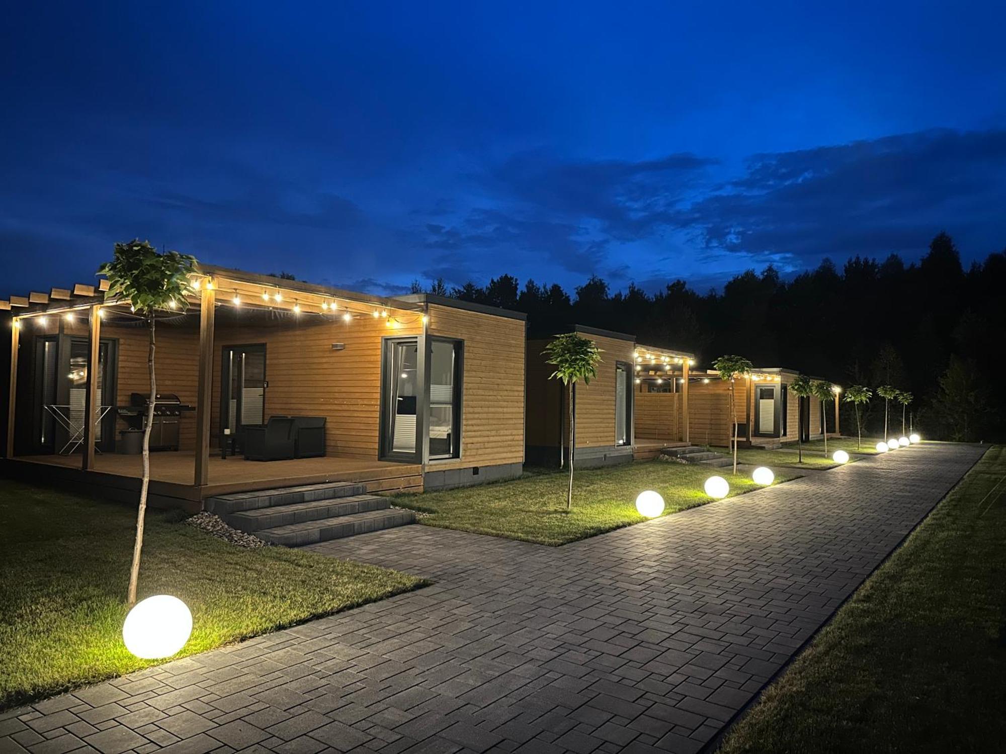 Sun House Villa Wrecza Bagian luar foto