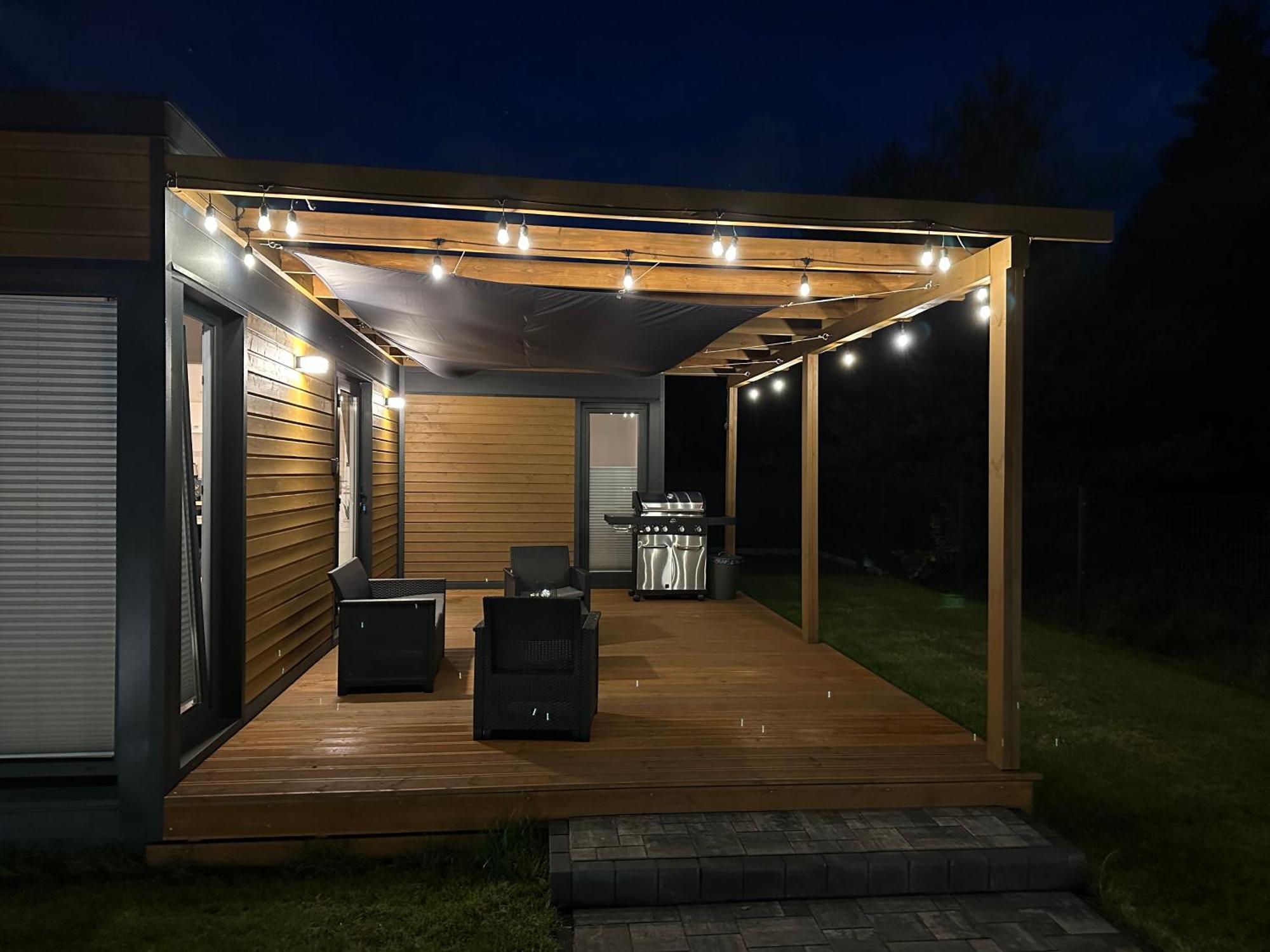 Sun House Villa Wrecza Bagian luar foto