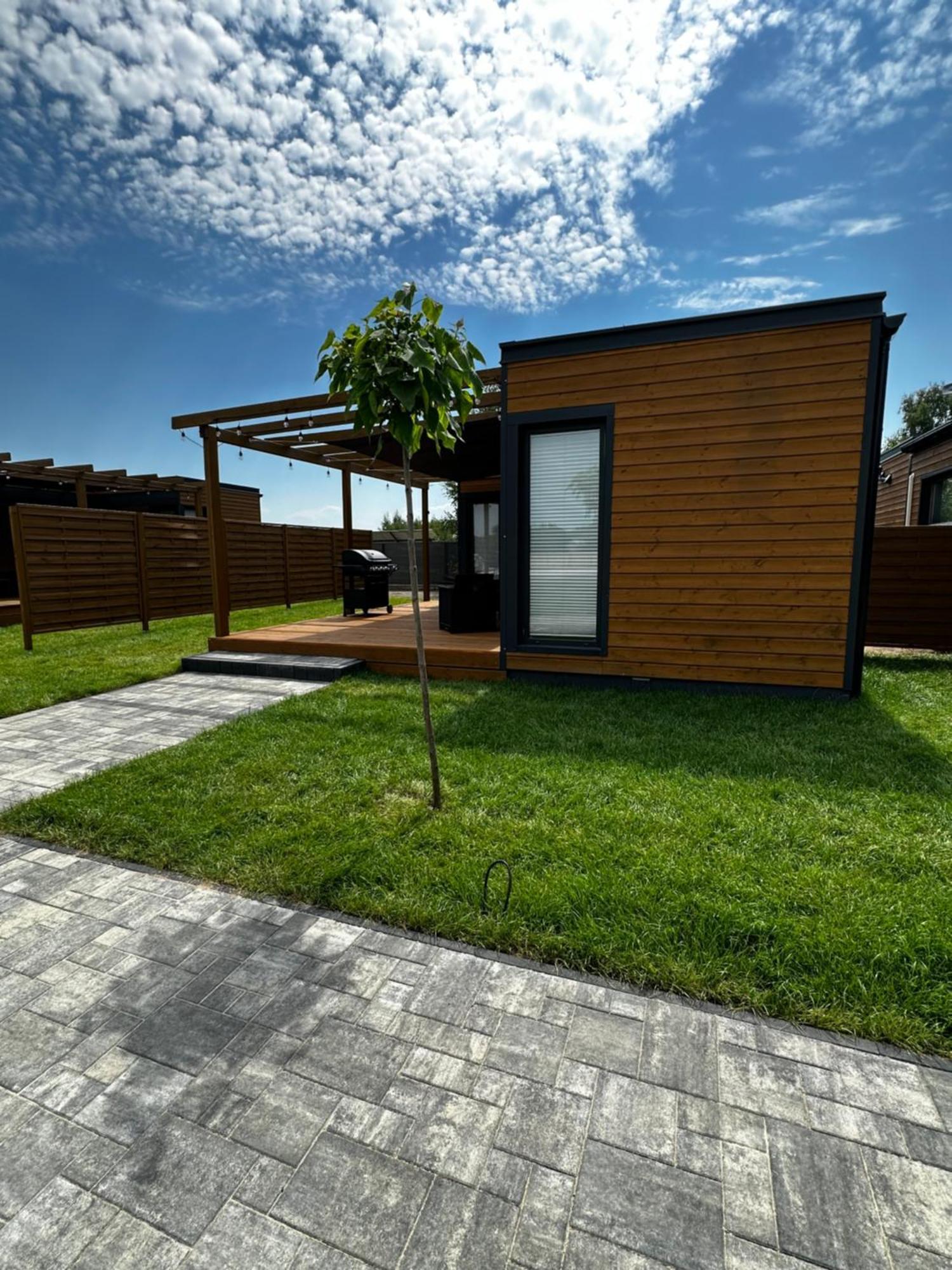 Sun House Villa Wrecza Bagian luar foto